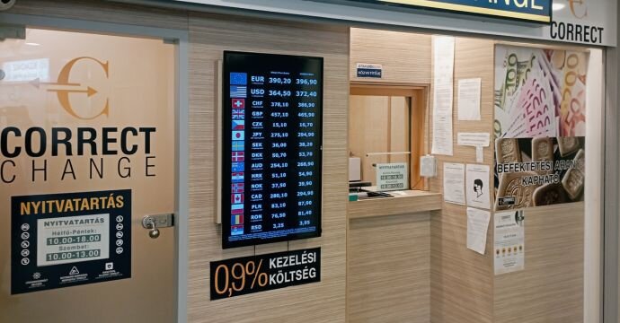 Correct Change Hüvi valutaváltó - pénzváltó Budapest 2. kerület | © Correct Change